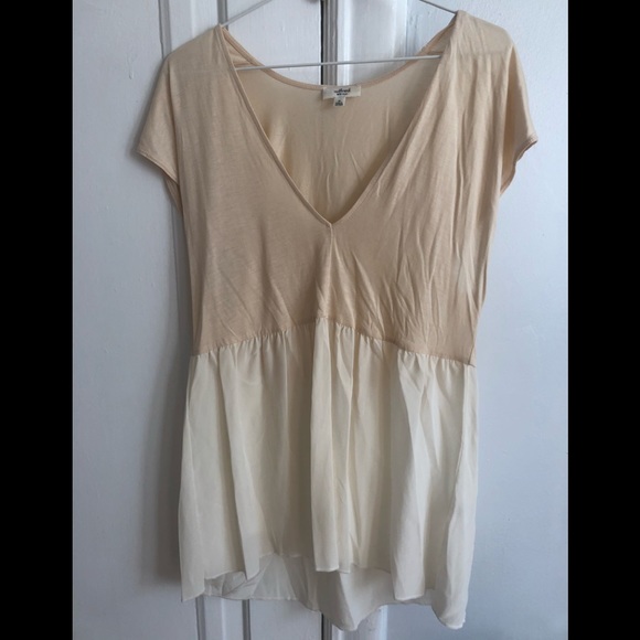 Aritzia (Wilfred) Pink & White Top - XS - Picture 1 of 6
